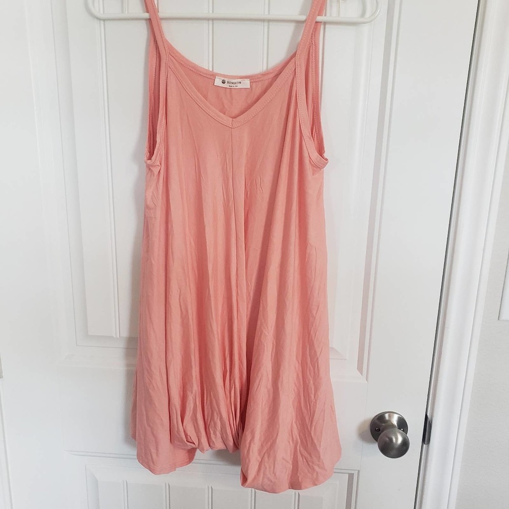 BomBom Coral tank with tie bottom size L